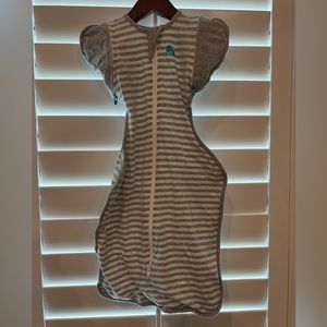 Love to Dream Swaddle - Original - Grey/White - Medium, 1.0 tog